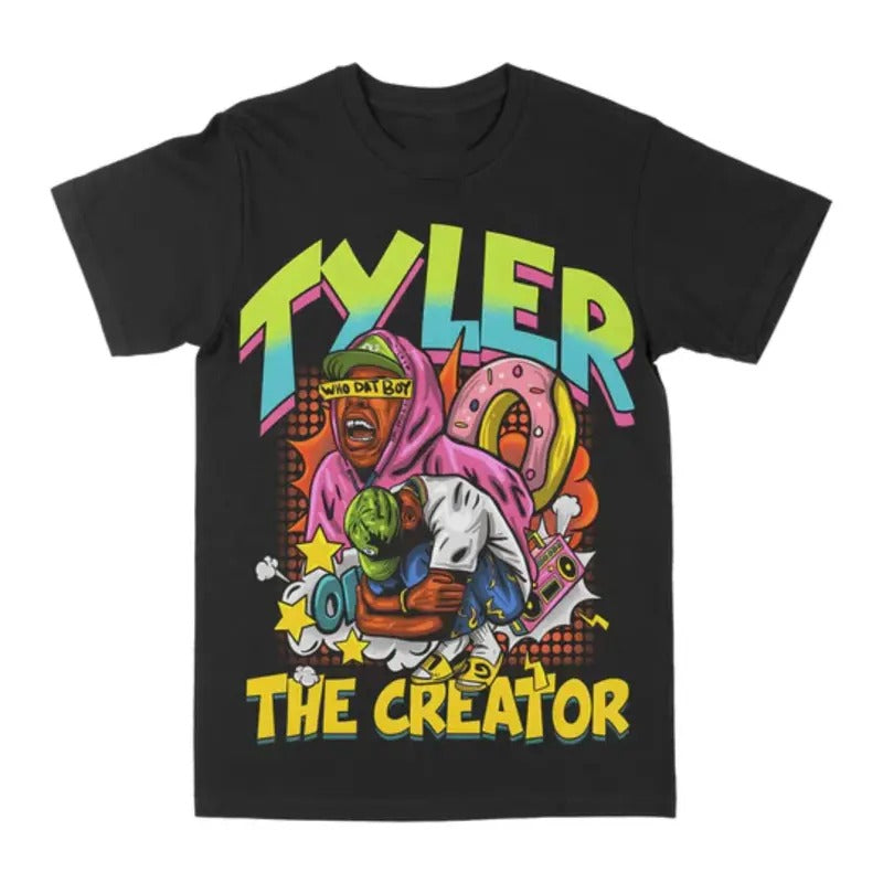 Tyler The Creator T Shirt, TYLER The Creator Rap Hip Hop 90 Vintage T SHIRT, Graphic Tees, Unisex Gift Hoodie, Sweatshirt