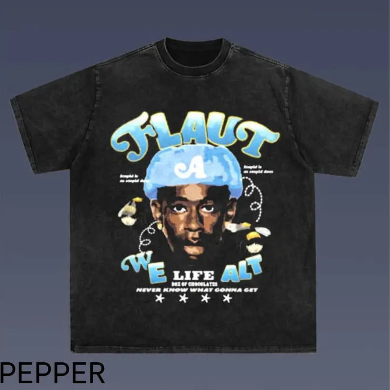 Tyler The Creator Tshirt,  Tyler the creator printed t-shirt, Rapper T-Shirts for Men and Women, Singer Printed Tee,...