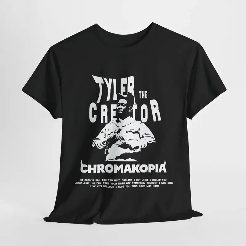 "Tyler the Creator Chromakopia album Graphic Tee, Tyler Creator merch, Grunge, Retro Shirt, Y2K Shirt, CMIYGL,...