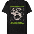 Type O Negative With My Blood black T shirt Unisex tee Graphic tee Cotton Fabric Hoodie, Sweatshirt | GrindPrints.com