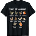 Types of Squirrels Shirt Funny Squirrel Shirt Cute Squirrel T-Shirt made in usa Hoodie, Sweatshirt | GrindPrints.com