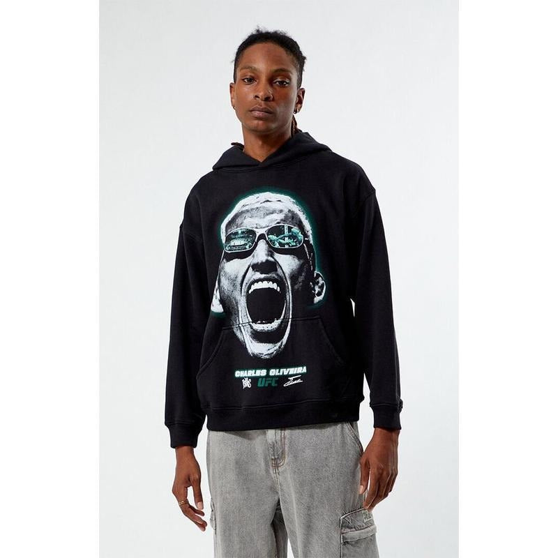 UFC Men's Charles Oliveira Fight Vision Hoodie T-Shirts, Sweatshirt | GrindPrints.com