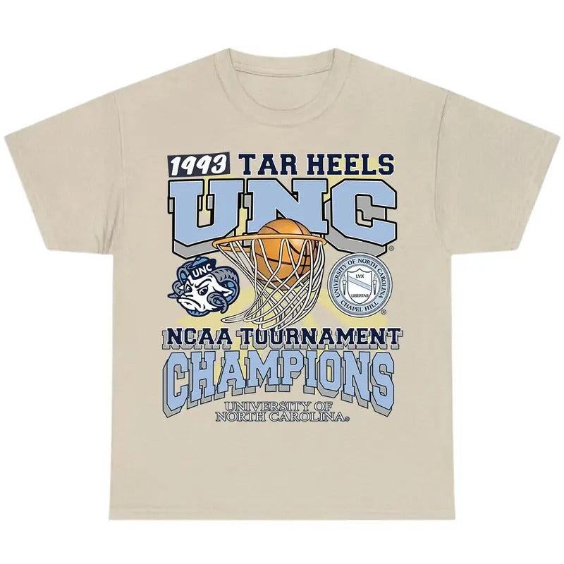 UNC Men Shirt 1993 TAR Heels UNC Champions T-Shir, Men's Tshirt, Men's Clothes Hoodie, Sweatshirt | GrindPrints.com