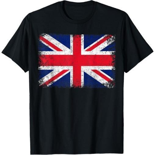 UNION JACK FLAG UNITED KINGDOM GREAT BRITAIN ENGLAND T-Shirt Made in USA Hoodie, Sweatshirt | GrindPrints.com