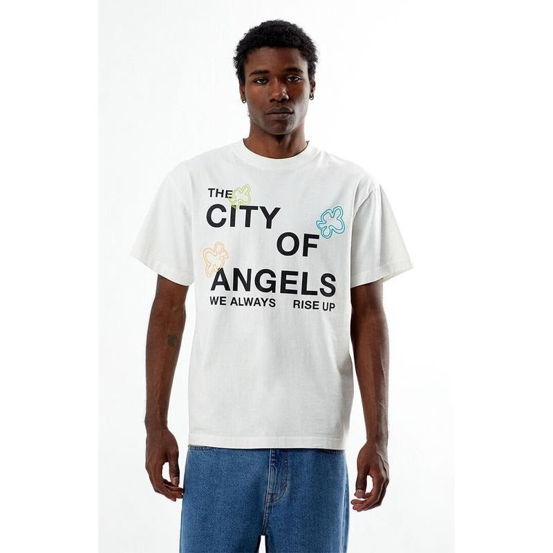 UPRISERS Men's LA Wildfire Relief T-Shirt - Multicolor Hoodie, Sweatshirt | GrindPrints.com