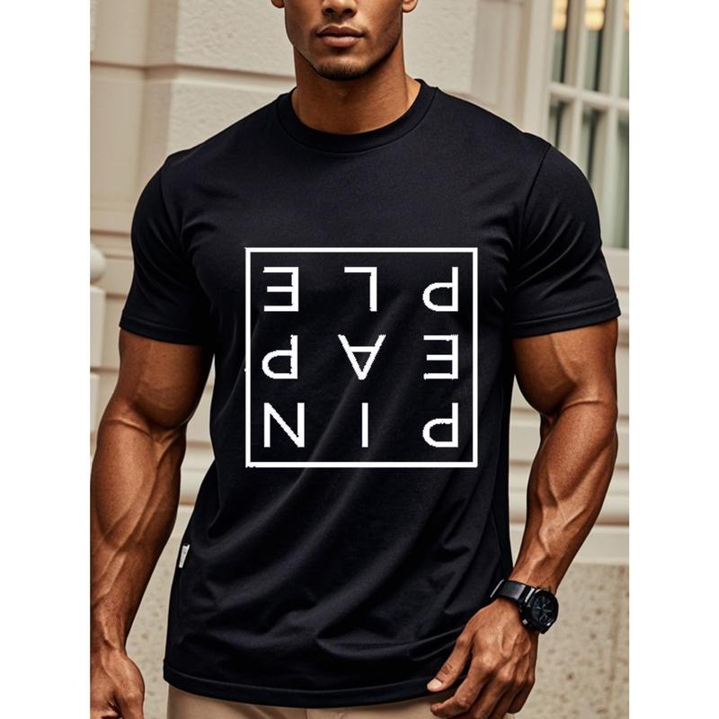 UPSIDE DOWN PINEAPPLE Swinger Tank Top, Pineapple Tank Top, Men's T Shirts, Going Out, Gym-Friendly, Running, Sports Tees...