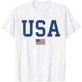 USA  Men Kids American Flag Patriotic 4th of July T-Shirt Made in USA Hoodie, Sweatshirt | GrindPrints.com