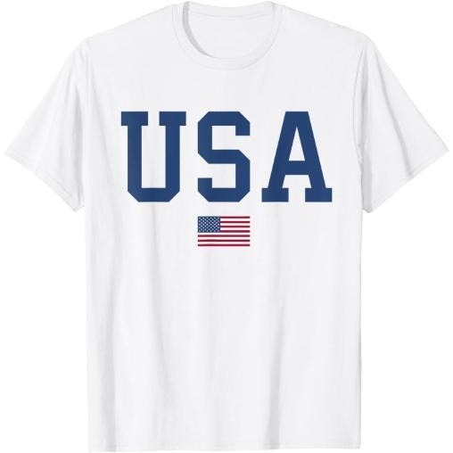 USA  Men Kids American Flag Patriotic 4th of July T-Shirt Made in USA Hoodie, Sweatshirt | GrindPrints.com