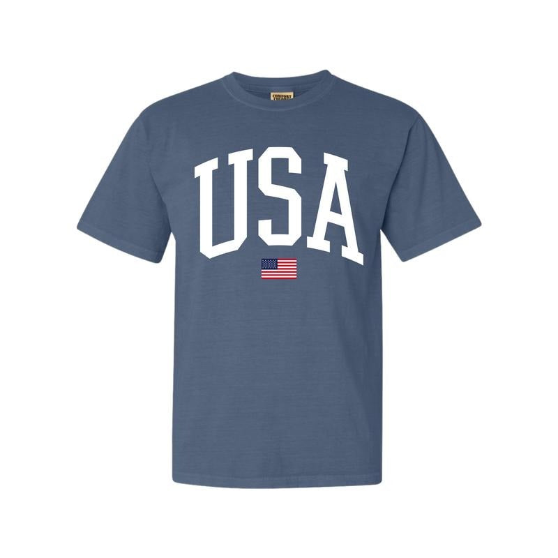 USA Flag Oversized Summer Graphic T-Shirt Hoodie, Sweatshirt | GrindPrints.com