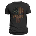 USA Patriotic American Flag Skull Tactical Men's T-Shirt Hoodie, Sweatshirt | GrindPrints.com