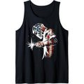 USA Patriotic Welder Tank Top T-Shirts, Hoodie, Sweatshirt | GrindPrints.com