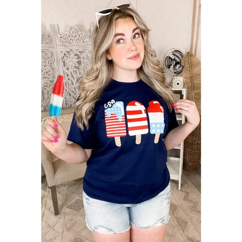 USA Popsicle Americana T-Shirt Hoodie, Sweatshirt | GrindPrints.com