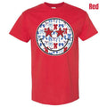 USA Ribbon Happy Face Gildan Short Sleeve T-Shirt 'NLB' Hoodie, Sweatshirt | GrindPrints.com