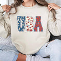 USA Sweatshirt, Retro America Sweatshirt, 4th Of July Sweatshirt, 4th Of July Sublimation Design, America Sweatshirt,...