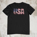 USA Vintage Flag T Shirt United States of America Independence Day Shirt Fourth of July Shirt Print Design America...