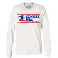USPS Express Mail Long Sleeve T-Shirt - White Hoodie, Sweatshirt | GrindPrints.com