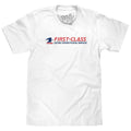 USPS First-Class Mail Logo T-Shirt - White Hoodie, Sweatshirt | GrindPrints.com