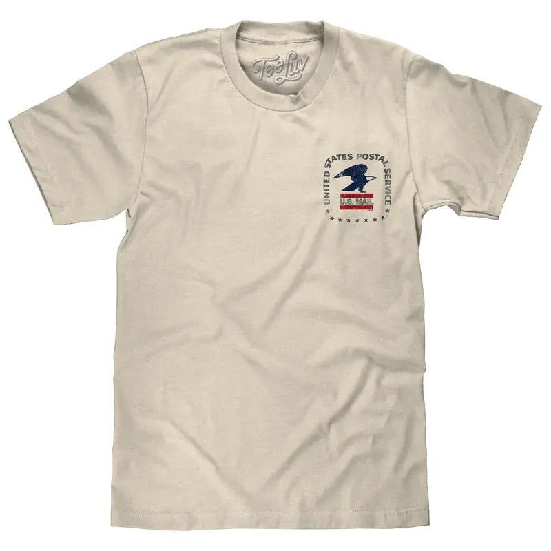 USPS United States Postal Service Mail Eagle T-Shirt - Cream Hoodie, Sweatshirt | GrindPrints.com