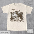 Ufo Western Shirt, Retro T-Shirt, Vintage Cowboy TShirt, Rodeo T Shirt, Wild West Shirt, Western Oversized Tee, Unisex...
