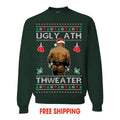 Ugly Ath Sweater Merry Chrithmith, Mike Tyson Butt Viral Ugly Ass Boxing Fight Meme Men Women Funny Ugly Christmas...