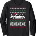 Ugly Christmas JDM Race Car V2 Long Sleeve T-Shirt Hoodie, Sweatshirt | GrindPrints.com