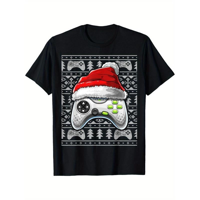 Ugly Christmas Video Game Controller Christmas Gamer Gift T-Shirt made in usa Hoodie, Sweatshirt | GrindPrints.com