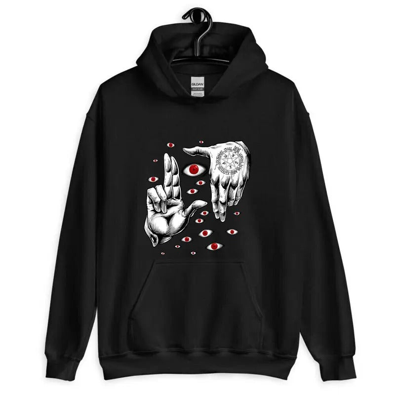 Ultimate Vampire Hoodie,Anime,Alucard Hellsing Hoodie,Pentagram Hoodie T-Shirts, Sweatshirt | GrindPrints.com