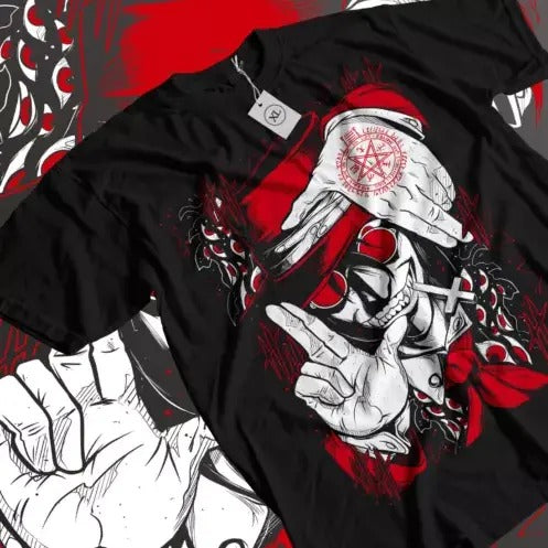 Ultimate Vampire T-Shirt Anime Lovers Hellsing Alucard Face Hell Sing Gift Shirt Hoodie, Sweatshirt | GrindPrints.com
