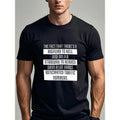 Ultra-Soft 100% Cotton Men's T-Shirt - Humorous 'Highway to Hell, Stairway to Heaven' Graphic Tee, Crew Neck, Casual Fit