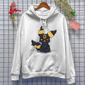Umbreon Cute Hoodie Shirt Kawaii Shirt Eevee Radiance Tee Espeon Umbreon Lover Anime Shirt Gifts Sweatshirt | GrindPrints.com
