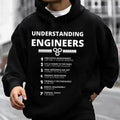 Understanding Engineers, Funny Sarcastic Hoodie Casual Street Style Fleece Fabric Pullover Hooded Sweatshirt for Women...