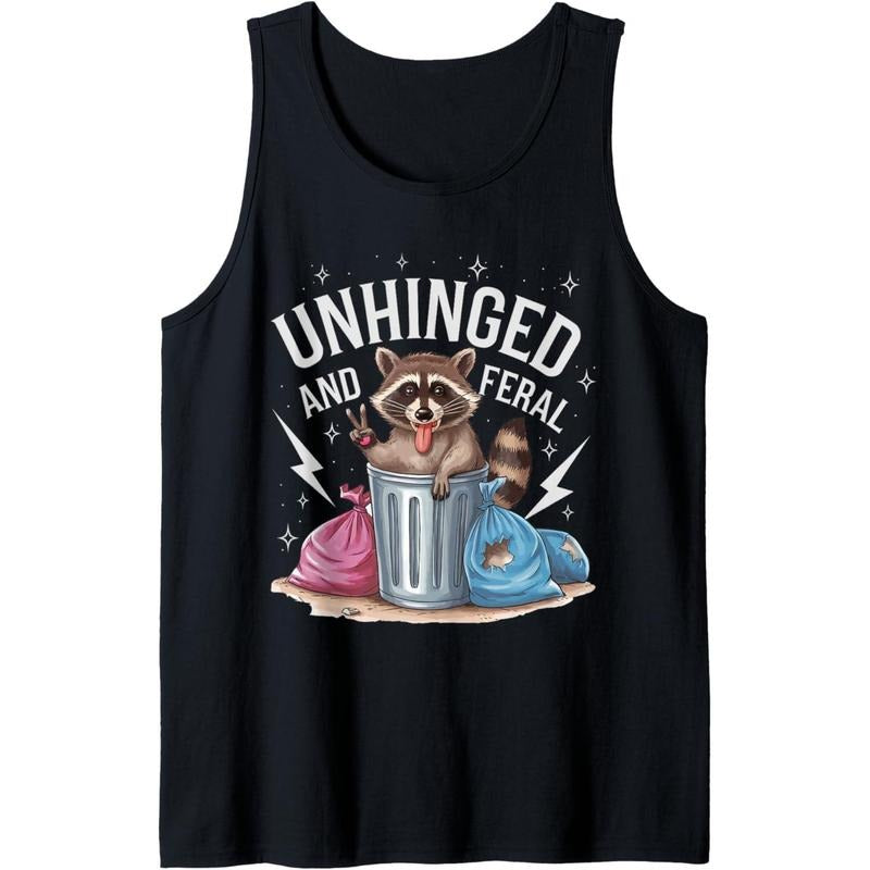 Unhinged And Feral Tank Topstyle{n002}2 T-Shirts, Hoodie, Sweatshirt | GrindPrints.com