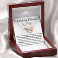 Unique Friend Gift Ideas, Lifelong Friend Necklace, Friendship Inspirational Quote, Meaningful Best Friend Gift, Necklace...