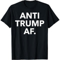Unisex Adults Anti Trump, Feminists, Pro-Immigration - Black - Small - Short Sleeve - T-Shirt Hoodie, Sweatshirt