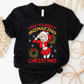 Unisex Animazing Christmas T-Shirt with Manga Addict and Anime Santa Design