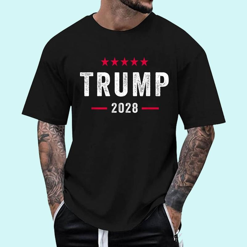 [ Cotton] Trump 2028 Shirt Vote Donald Trump 28 Short Sleeve Top T-Shirts, Hoodie, Sweatshirt