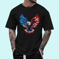 [ Cotton Shirt] American Flag Bald Eagle Patriotic Eagle 4th July USA T-Shirts, Hoodie, Sweatshirt