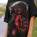 Unisex Devilman Crybaby Anime T-Shirt, Akira Fudo Manga Shirt Unisex 100% Cotton Black Shirt All Size Hoodie, Sweatshirt