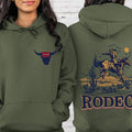 Unisex Men's Stylish Vintage Rodeo Cowboys Round Neck Hoodie Tops, Cowboy Men Lover Gift, Cowgirl Country Hoodie Comfy...