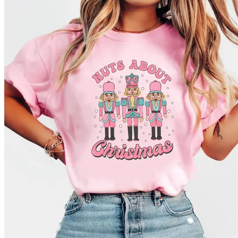 Nuts About Shirt Winter Retro Vintage Shirt Nutcracker Medium Heavy Fabric T-Shirts, Hoodie, Sweatshirt