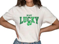 Unisex Retro "In My Lucky Era" Tshirt, Four Leaf Clover Tshirt, Retro St Patricks Day Tshirt, Lucky St Patricks Day...