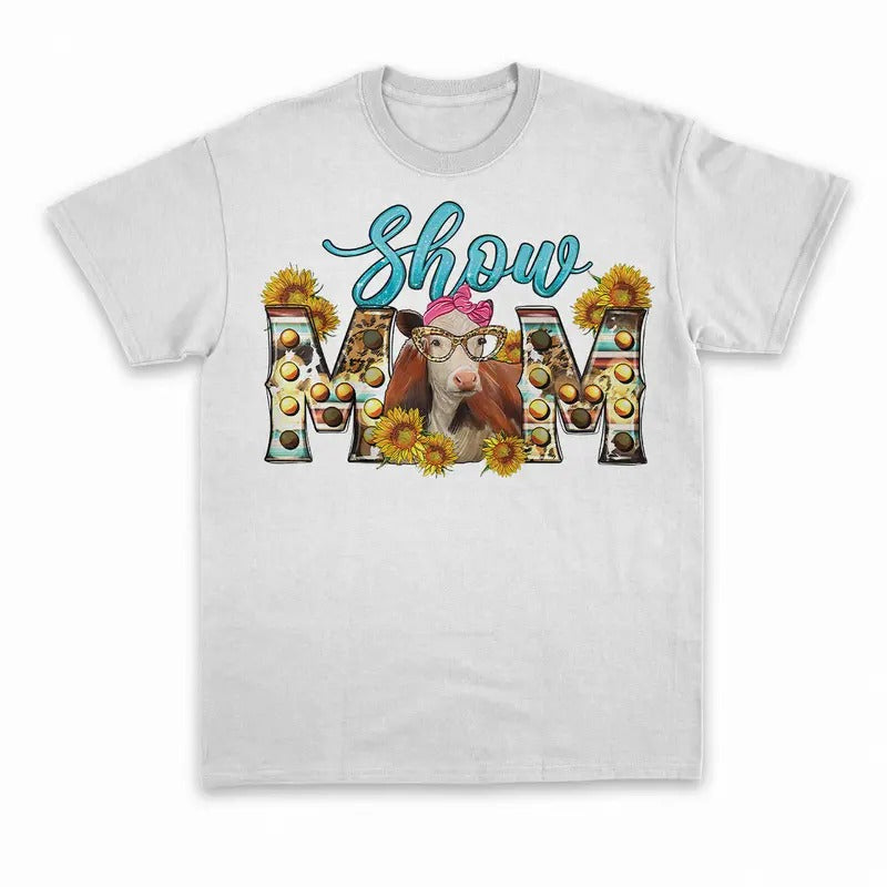 Unisex Western show mom cow  T-Shirt  , Sweatshirt  and Hoodie | GrindPrints.com