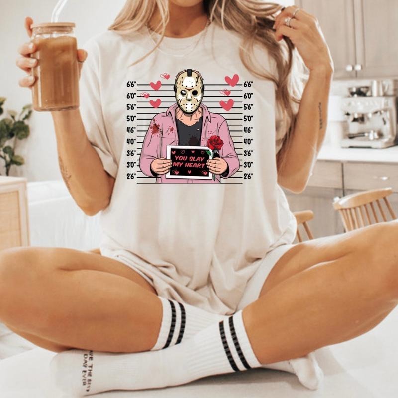 Unisex horror valentines shirts Hoodie, Sweatshirt | GrindPrints.com
