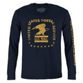 United States Postal Service Eagle Logo Long Sleeve T-Shirt - Navy Blue Hoodie, Sweatshirt | GrindPrints.com