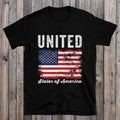United States of America Flag Distressed T-Shirt made in usa Hoodie, Sweatshirt | GrindPrints.com