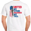 United We Stand. Disarmed We Fall Men's t-shirt Crewneck Cotton Hoodie, Sweatshirt | GrindPrints.com