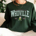 University Of Whoville Sweater, Pink Christmas Sweatshirt, Whoville University Tee Shirt, Gift For Holiday Hoodie
