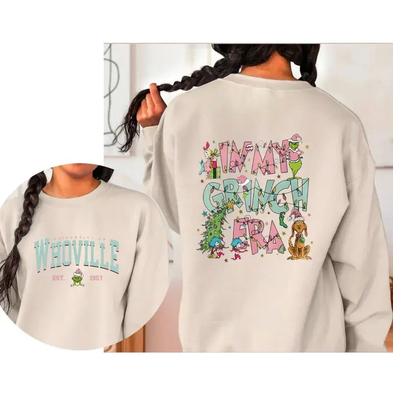 University Vintage Style Sweatshirt, Classic Holiday Shirt,Retro Christmas Sweater Hoodie | GrindPrints.com