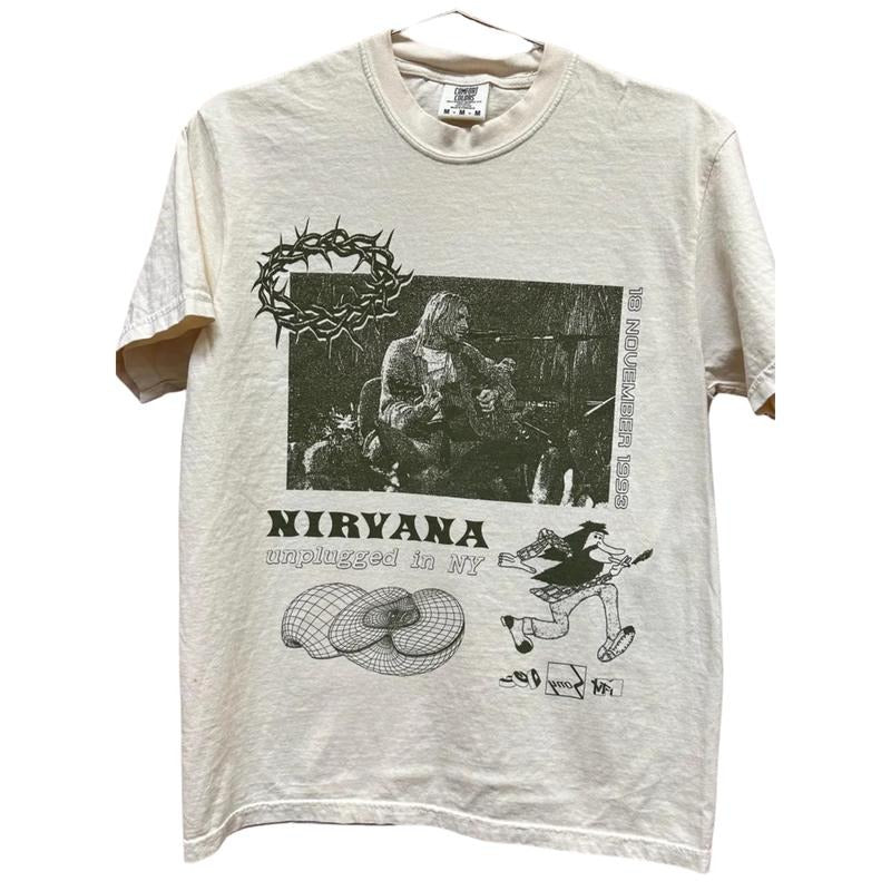 Unplugged in NY fan art T-shirt, Nivana Shirt, Crewneck gift for Fan Tees,  For Men, For Woman, Trendy Shirt Hoodie,...