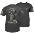 Until Valhalla T-Shirt Patriotic Tribute Tee | American Pride Veteran Support Shirt | 100% Cotton Hoodie, Sweatshirt
